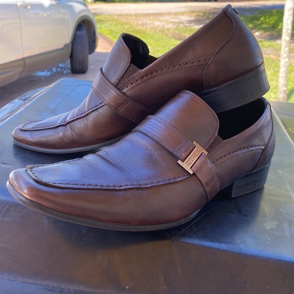 kenneth Cole Tux Tile Le Brown size 7M - Picture 5 of 10